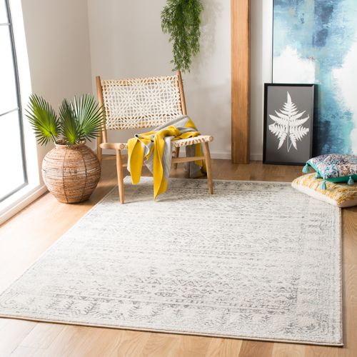 Tapis Tulum 160 X 229 Cm Bohémien Rusty Blanc