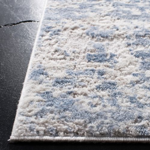 Tapis Amelia 201 X 201 Cm Contemporain Rhiannon Gris / Bleu