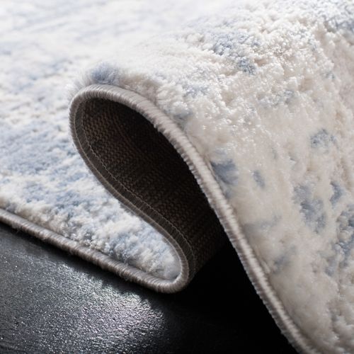 Tapis Amelia 201 X 201 Cm Contemporain Rhiannon Gris / Bleu