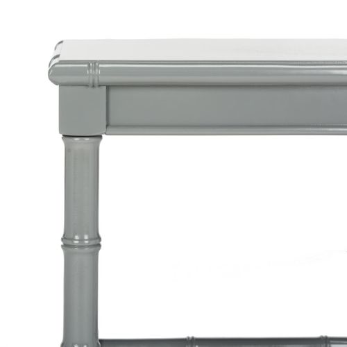 Table D'appoint Sylva Gris Bois Embouti 50 X 50 X 56 Cm