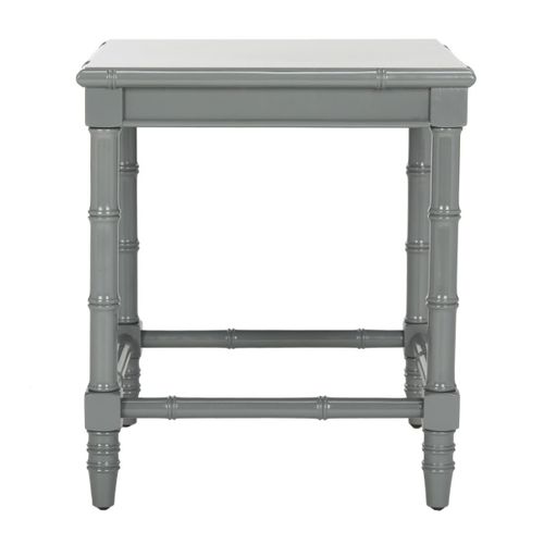 Table D'appoint Sylva Gris Bois Embouti 50 X 50 X 56 Cm