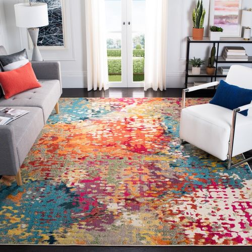 Tapis Madison 274 X 366 Cm Contemporain Hailey Ivoire / Multi