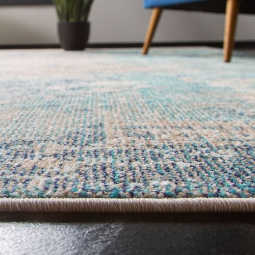 Tapis Madison 274 X 366 Cm Contemporain Julia Bleu