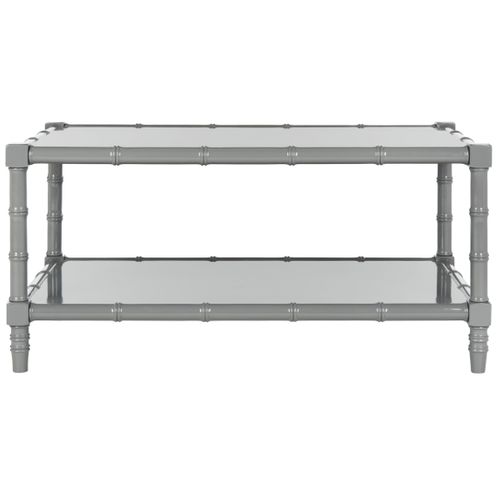 Tables Basses Yvonne Gris Bois Embouti 99 X 60 X 48 Cm