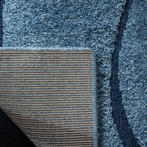 Tapis Floride Shag 69 X 152 Cm Shag Naples Bleu / Bleu