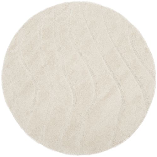 Tapis Florida Shag 122 X 122 Cm Shag Raton Creme / Creme