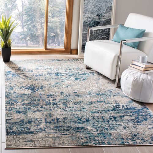 Tapis Madison 183 X 274 Cm Contemporain Manjor Grey / Blue