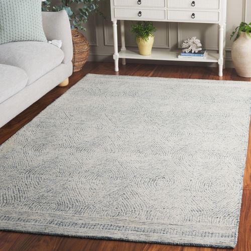 Tapis Abstrait 152 X 244 Cm Bohemien Alaska Bleu