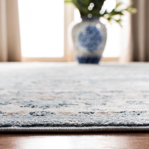 Tapis Isabelle 235 X 305 Cm De Transition Alayna Bleu Clair / Creme