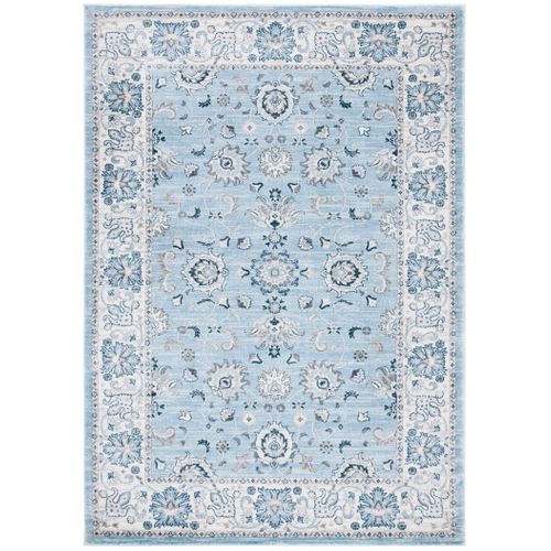 Tapis Isabelle 235 X 305 Cm De Transition Alayna Bleu Clair / Creme