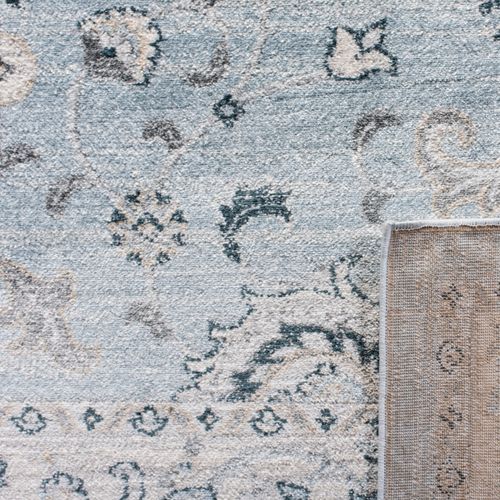 Tapis Isabelle 235 X 305 Cm De Transition Alayna Bleu Clair / Creme