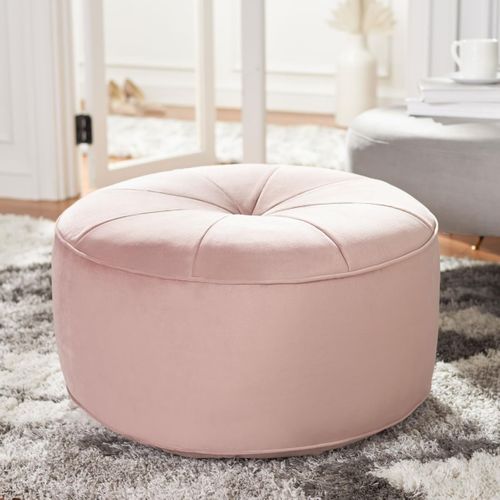 Pouf Consuelo Rouge Mousse Ca 72 X 72 X 39 Cm
