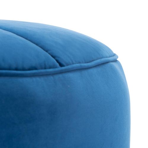 Pouf Consuelo Bleu Marine Contreplaque 72 X 72 X 39 Cm