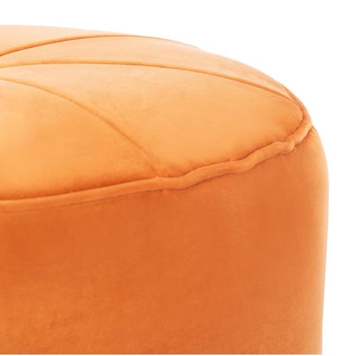 Pouf Lorine Orange Contreplaque 51 X 51 X 46 Cm