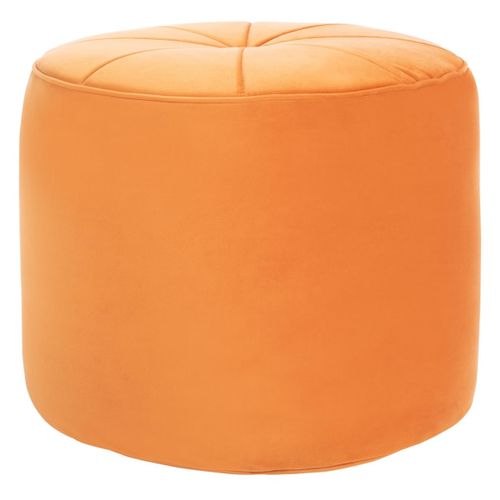 Pouf Lorine Orange Contreplaque 51 X 51 X 46 Cm