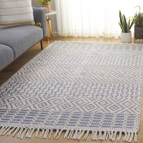 Tapis Natura 152 X 244 Cm Bohemien Vanya Bleu