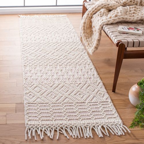 Tapis Natura 69 X 244 Cm Bohemien Ivory Ivoire / Rose