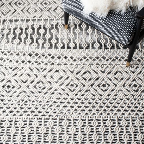 Tapis Natura 244 X 305 Cm Bohemien Naya Ivoire / Noir