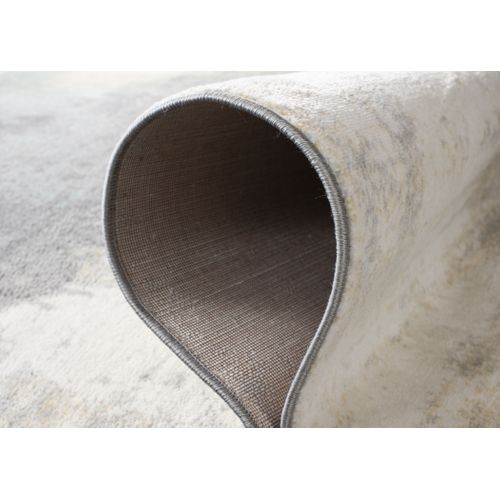 Tapis Jasper 152 X 152 Cm Contemporain Lucija Gris / Or