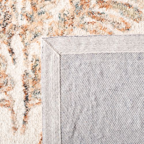 Tapis Capri 91 X 152 Cm Floral Meara Ivory / Brown