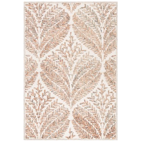 Tapis Capri 122 X 183 Cm Floral Meara Ivory / Brown