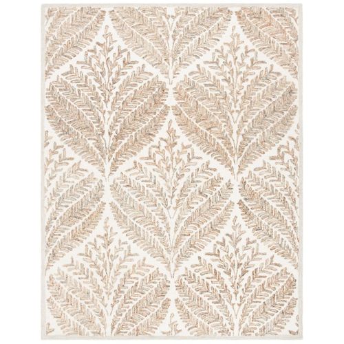 Tapis Capri 274 X 366 Cm Florale Meara Ivoire / Marron