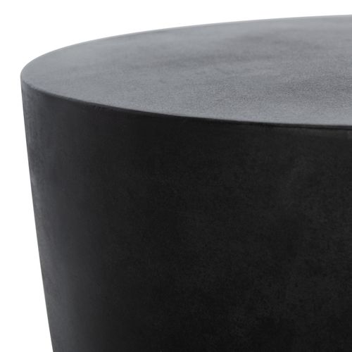 Table D'appoint Pour L'exterieur Aishi Noir Beton 36 X 36 X 45 Cm