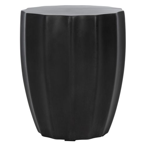 Table D'appoint Pour L'exterieur Jaslyn Noir Beton 39 X 39 X 45 Cm