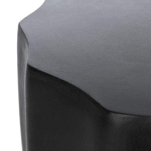 Table D'appoint Pour L'exterieur Jaslyn Noir Beton 39 X 39 X 45 Cm