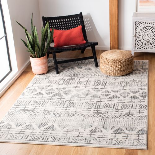 Tapis Mercer 160 X 229 Cm Bohémien Oaklyn Gris
