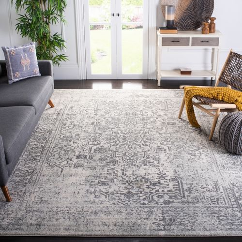 Tapis Evoke 235 X 305 Cm De Transition Aria Ivoire / Gris