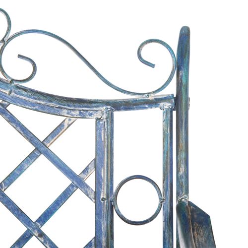 Banc Abner Bleu Le Fer 50 X 116 X 100 Cm
