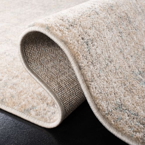 Tapis Rond Adirondack 235 X 235 Cm Abstrait Moderne Brianna Beige / Gris Ardoise