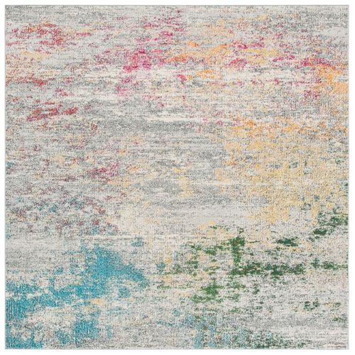 Tapis Madison 152 X 152 Cm Contemporain Julia Gris / Or