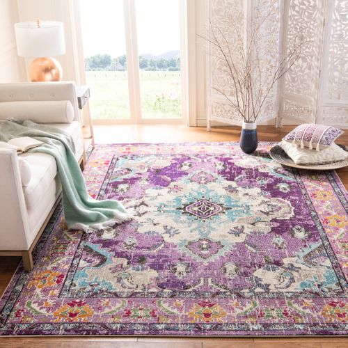 Tapis Monaco 235 X 335 Cm Traditionnel Milà Violet / Light Blue