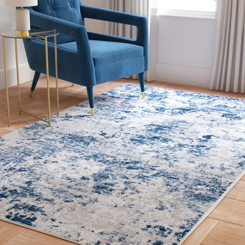 Tapis Amelia 122 X 183 Cm Contemporain Rhiannon Navy / Grey