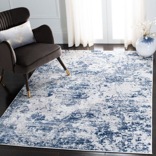 Tapis Amelia 122 X 183 Cm Contemporain Rhiannon Navy / Grey