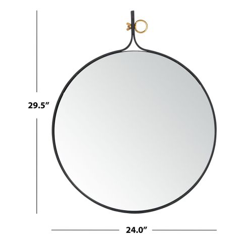 Miroir Alline Noir Le Fer 61 X 3 X 75 Cm