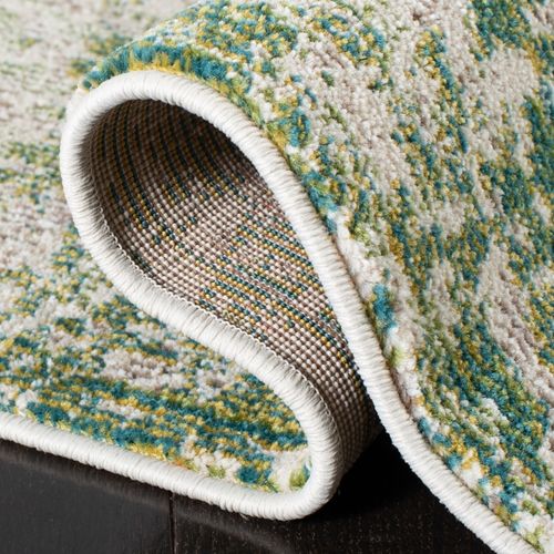 Tapis Madison 244 X 305 Cm Contemporain Alethea Vert / Ivoire