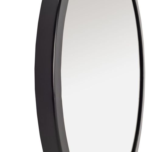 Miroir Flonnie Noir Fer/verre 51 X 4 X 51 Cm