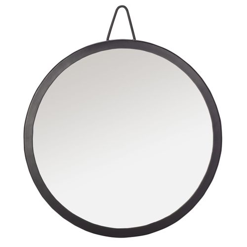 Miroir Flonnie Noir Fer/verre 51 X 4 X 51 Cm