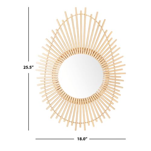 Miroir Elfreda Or Fer/verre 46 X 4 X 64 Cm
