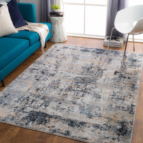 Tapis Abstrait Moderne Multicolore/gris 160x220 Cm Lena