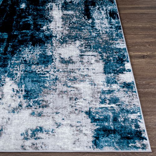 Tapis Abstrait Moderne Bleu/gris 160x220 Cm Giulia
