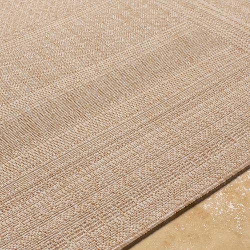 Tapis D'extérieur/intérieur Aspect Jute Beige/ivoire 200x275 Cm Sierra