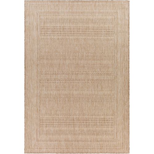 Tapis D'extérieur/intérieur Aspect Jute Beige/ivoire 200x275 Cm Sierra