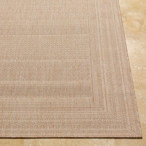Tapis D'extérieur/intérieur Aspect Jute Beige/ivoire 200x275 Cm Sierra