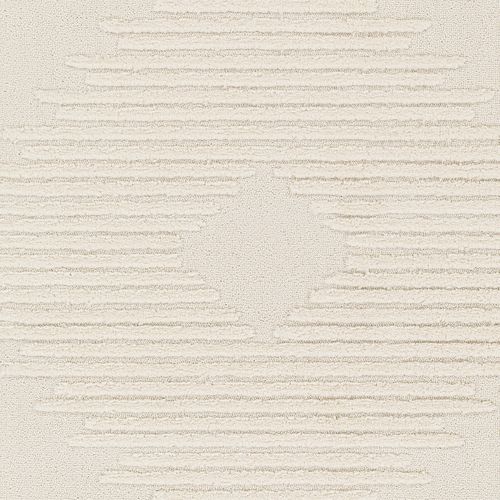 Tapis Berbère Ethnique Gris Clair/ivoire 160x213 Cm Sloan