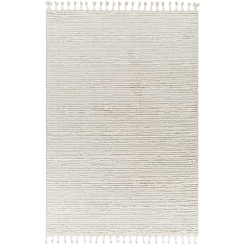 Tapis Scandinave Bohème Gris Clair/ivoire 160x213 Cm Tatum