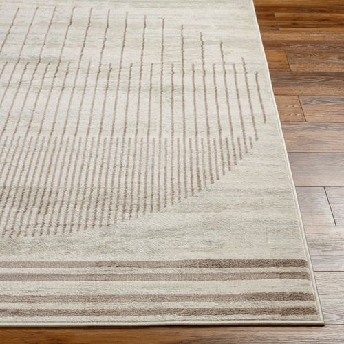 Tapis De Couloir Scandinave Moderne Brun/ivoire 80x220 Cm Enso